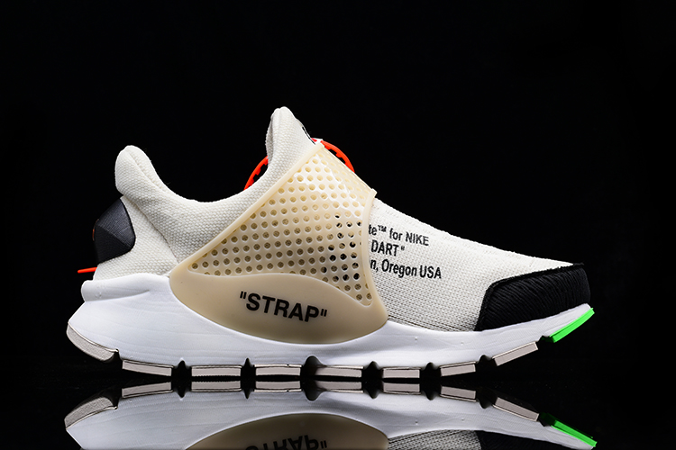 Off White x Nike Sock Dart White Black Shoes